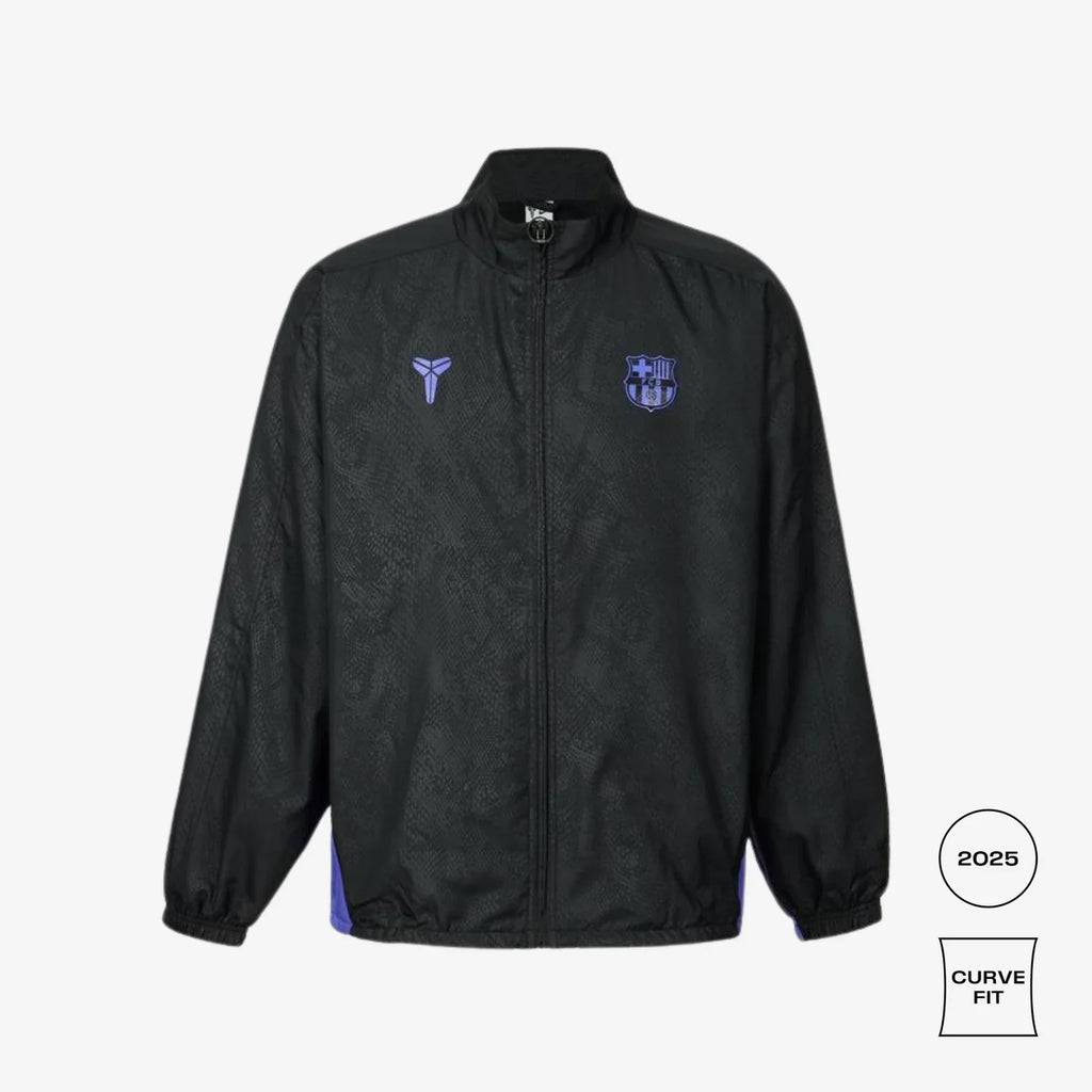 Kobe Bryant FC Barcelona Away Curved Fit Kobe Soccer Graphic Track Jacket