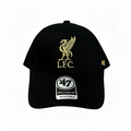 Liverpool Cap - Black (Gold Logo)
