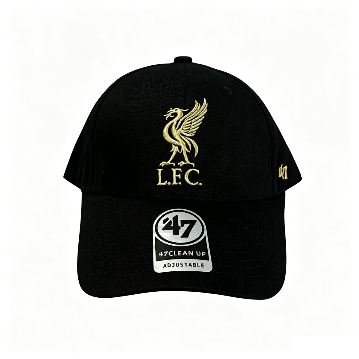 Liverpool Cap - Black (Gold Logo)