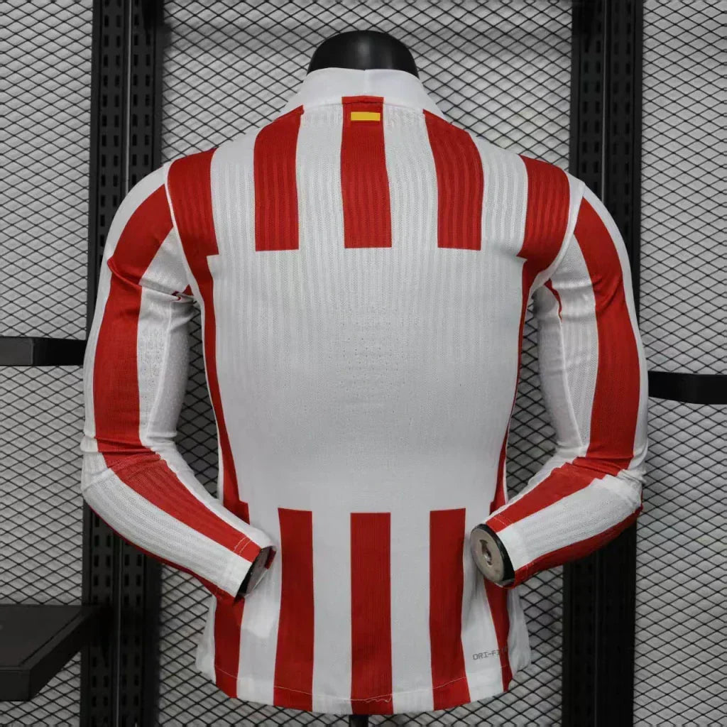 Atletico Madrid Player 25/26 Home Jersey - Long Sleeve