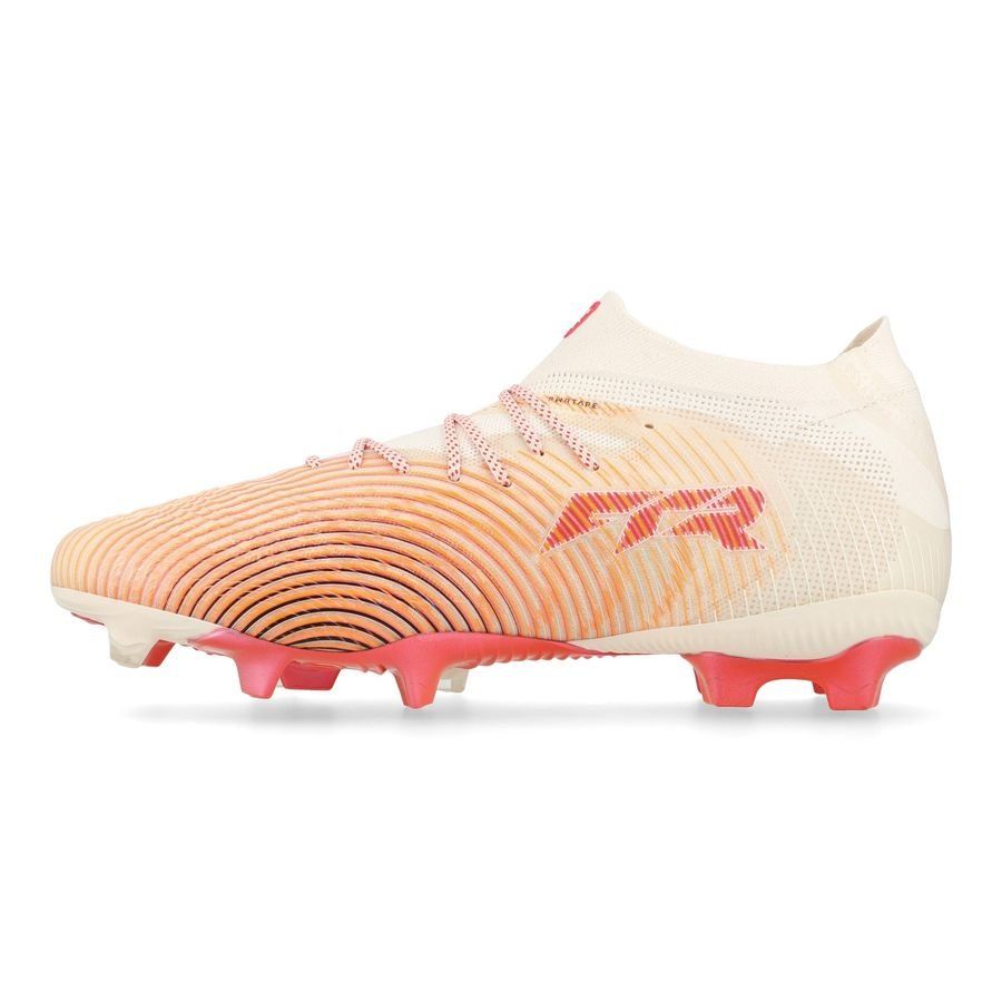 Puma Future 9 Ultimate FG Firm Ground Soccer Cleats- Sugared Almond/ White/ Ultra Red/ Black