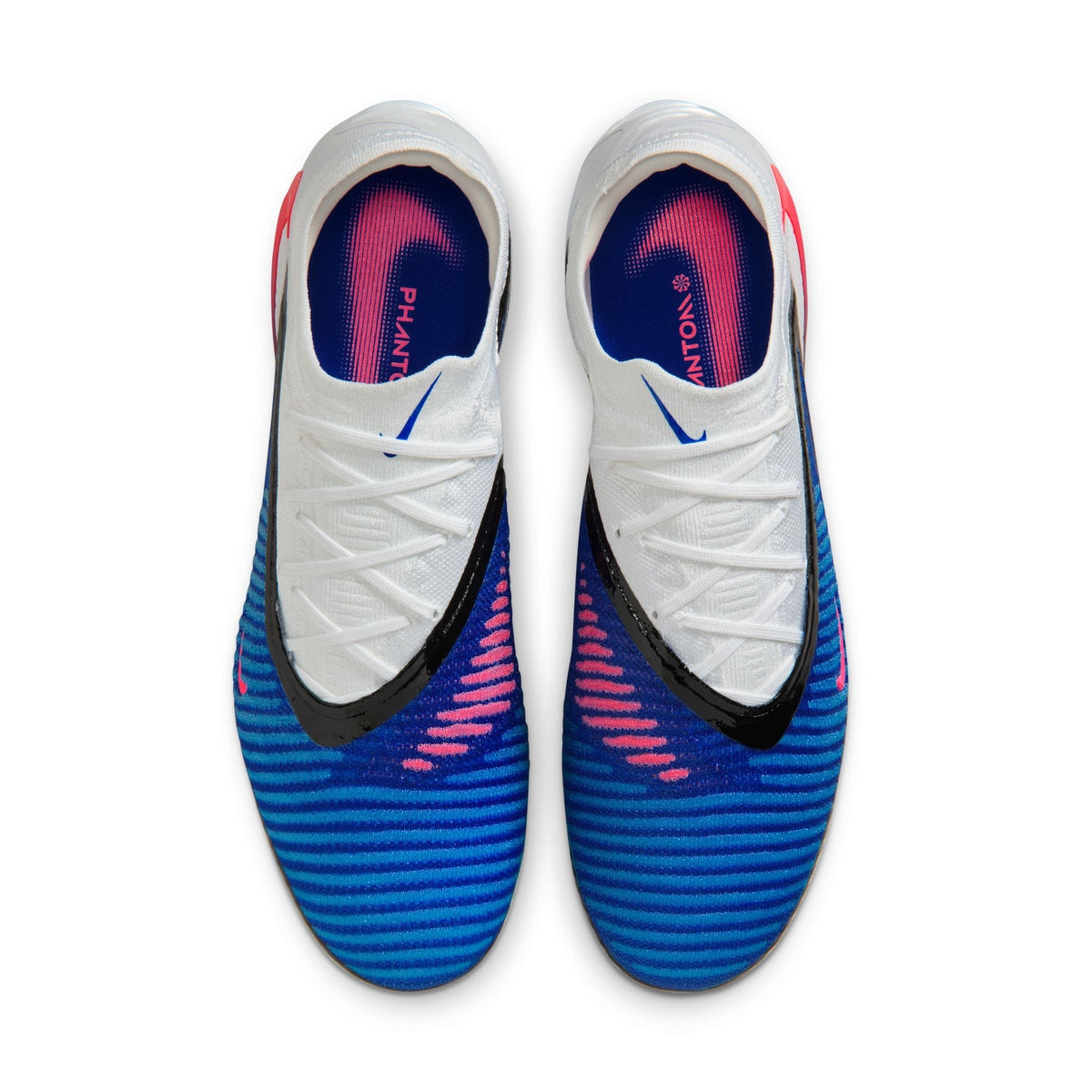 Nike Phantom 6 Low Elite FG Firm Ground Soccer Cleat -Racer Blue/Pink Blast/White