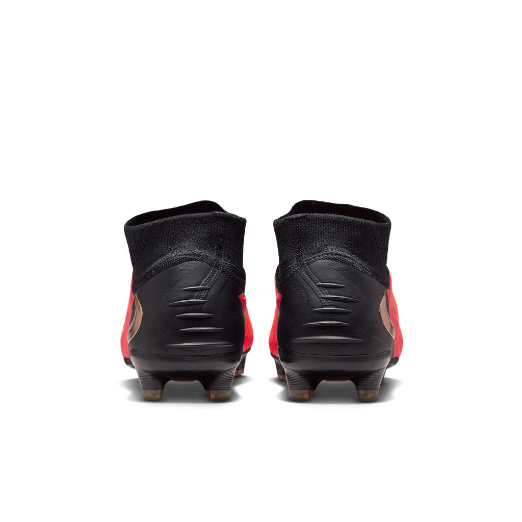 Nike Phantom 6 High Elite FG Firm Ground Soccer Cleats - Bright Crimson/Blur Black