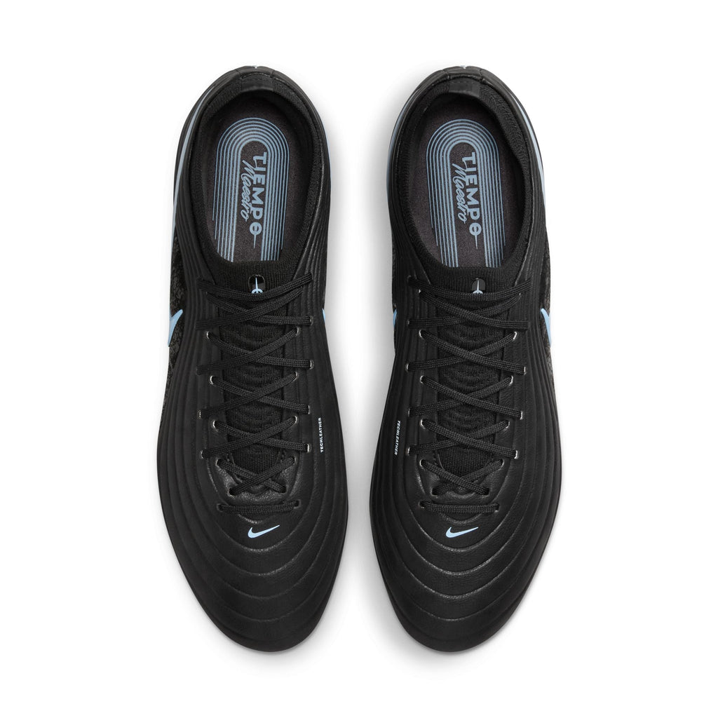 Nike Tiempo Maestro Elite FG Firm Ground Soccer Cleats- Black/Ice Blue