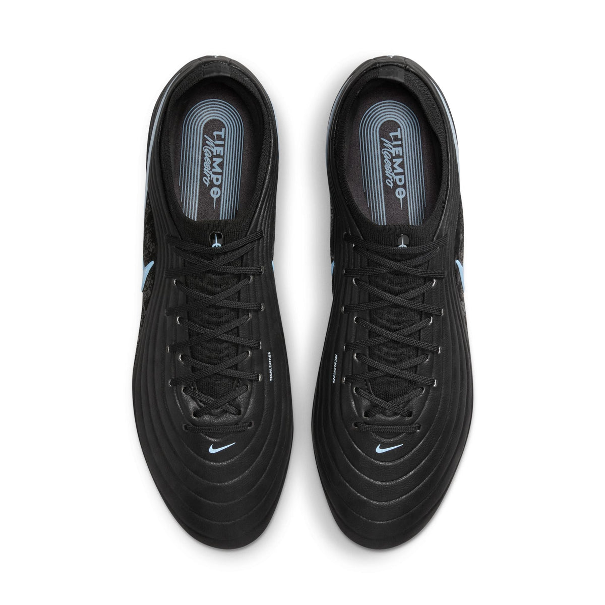 Nike Tiempo Maestro Elite FG Firm Ground Soccer Cleats- Black/Ice Blue