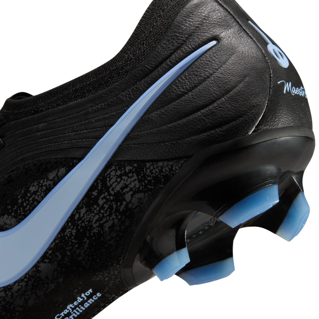 Nike Tiempo Maestro Elite FG Firm Ground Soccer Cleats- Black/Ice Blue