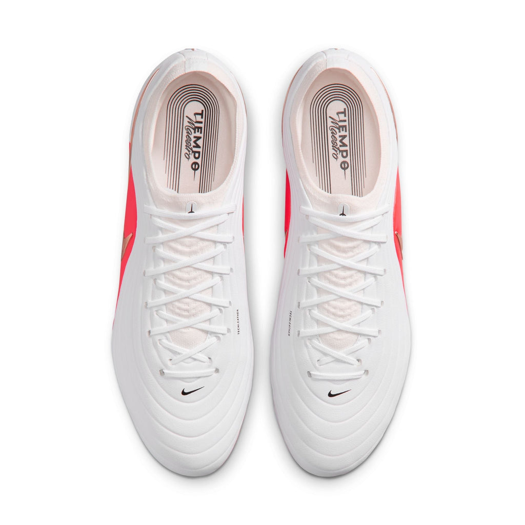 Nike Tiempo Maestro Elite FG Firm Ground Soccer Cleats- White/Bright Crimson/Blur