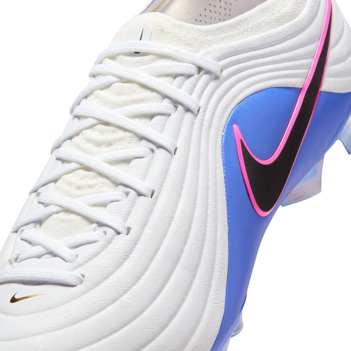Nike Tiempo Maestro Elite FG Firm Ground Soccer Cleats- White/Black/Racer Blue/Pink Blast