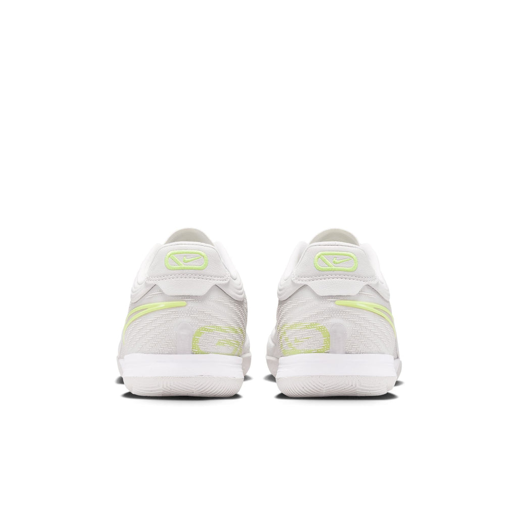 Nike Tiempo Reactgato IN Indoor/Court Low-Top Soccer Shoes - Vast Grey/Moon Particle/Lemon Venom