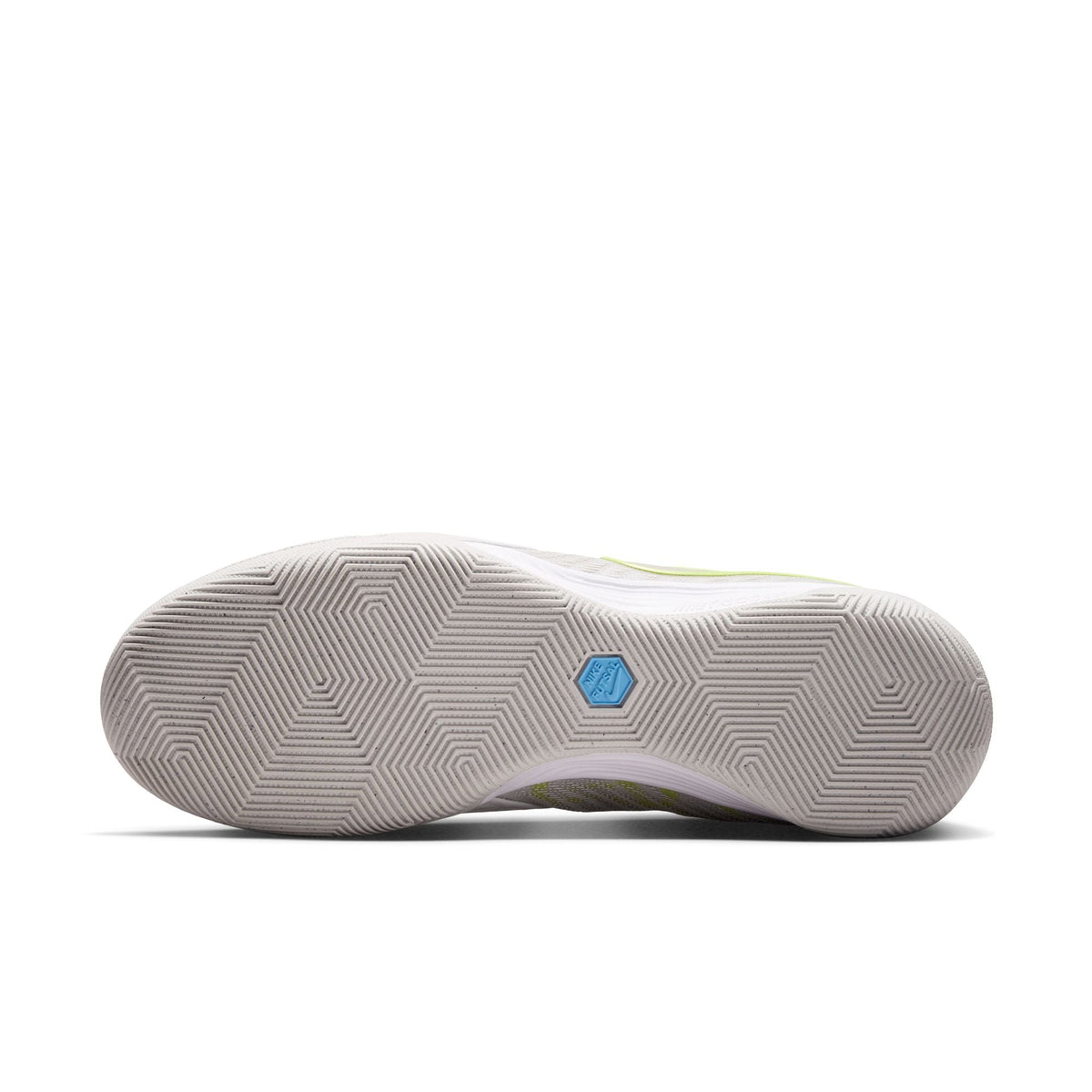 Nike Tiempo Reactgato IN Indoor/Court Low-Top Soccer Shoes - Vast Grey/Moon Particle/Lemon Venom