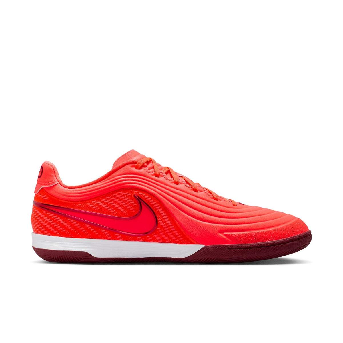 Nike Tiempo Reactgato IN Indoor/Court Low-Top Soccer Shoes -Bright Crimson/Team Red