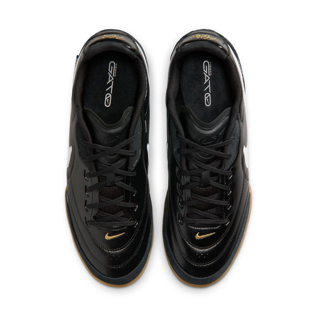 Nike Tiempo Streetgato IN Indoor/Court Low-Top Soccer Shoes-  Black/White