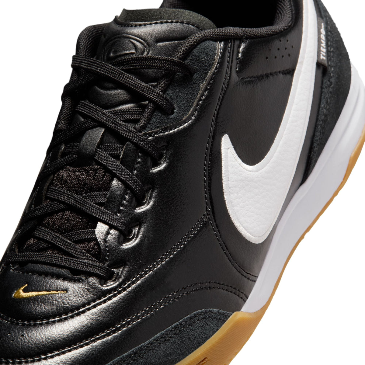 Nike Tiempo Streetgato IN Indoor/Court Low-Top Soccer Shoes-  Black/White