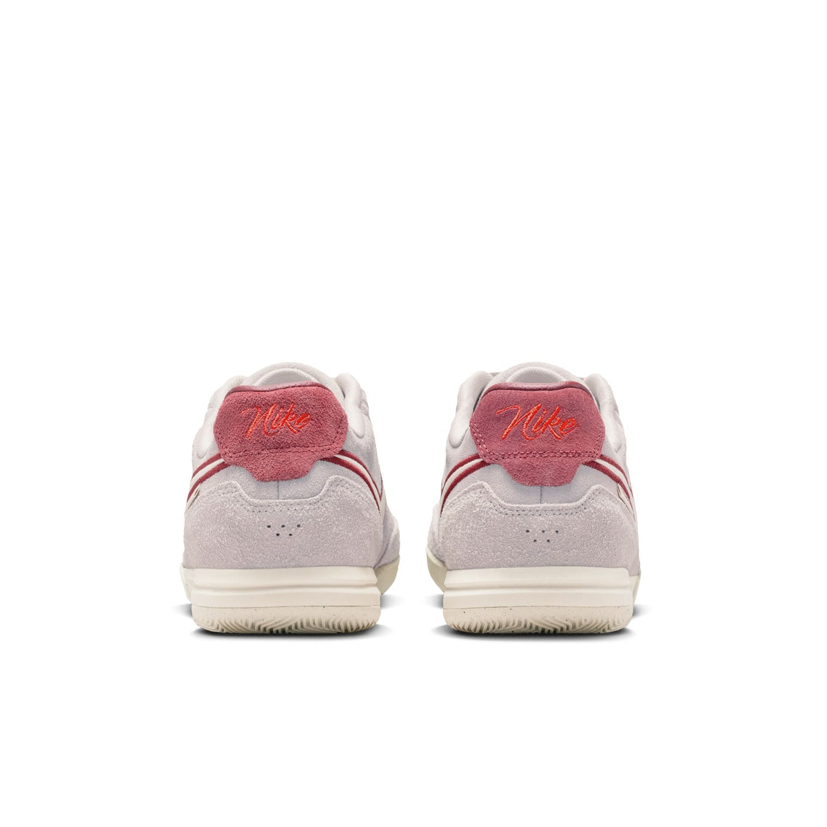 Nike Tiempo Streetgato PRM IN Indoor/Court Low-Top Soccer Shoes-  Moon Particle/Chalk/Team Red