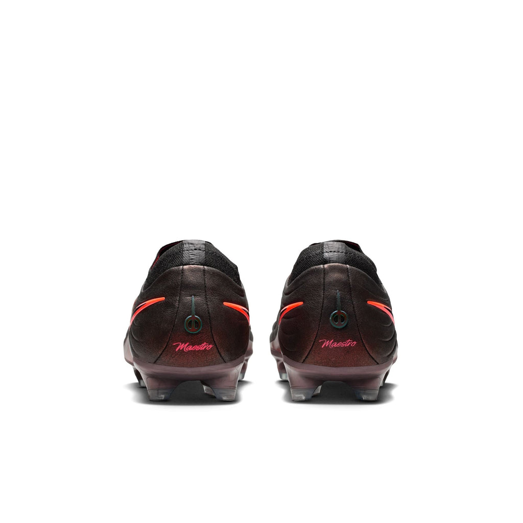 Nike Tiempo Maestro Elite LV8 FG Firm Ground Soccer Cleats-  Black/Laser Orange/Hyper Crimson