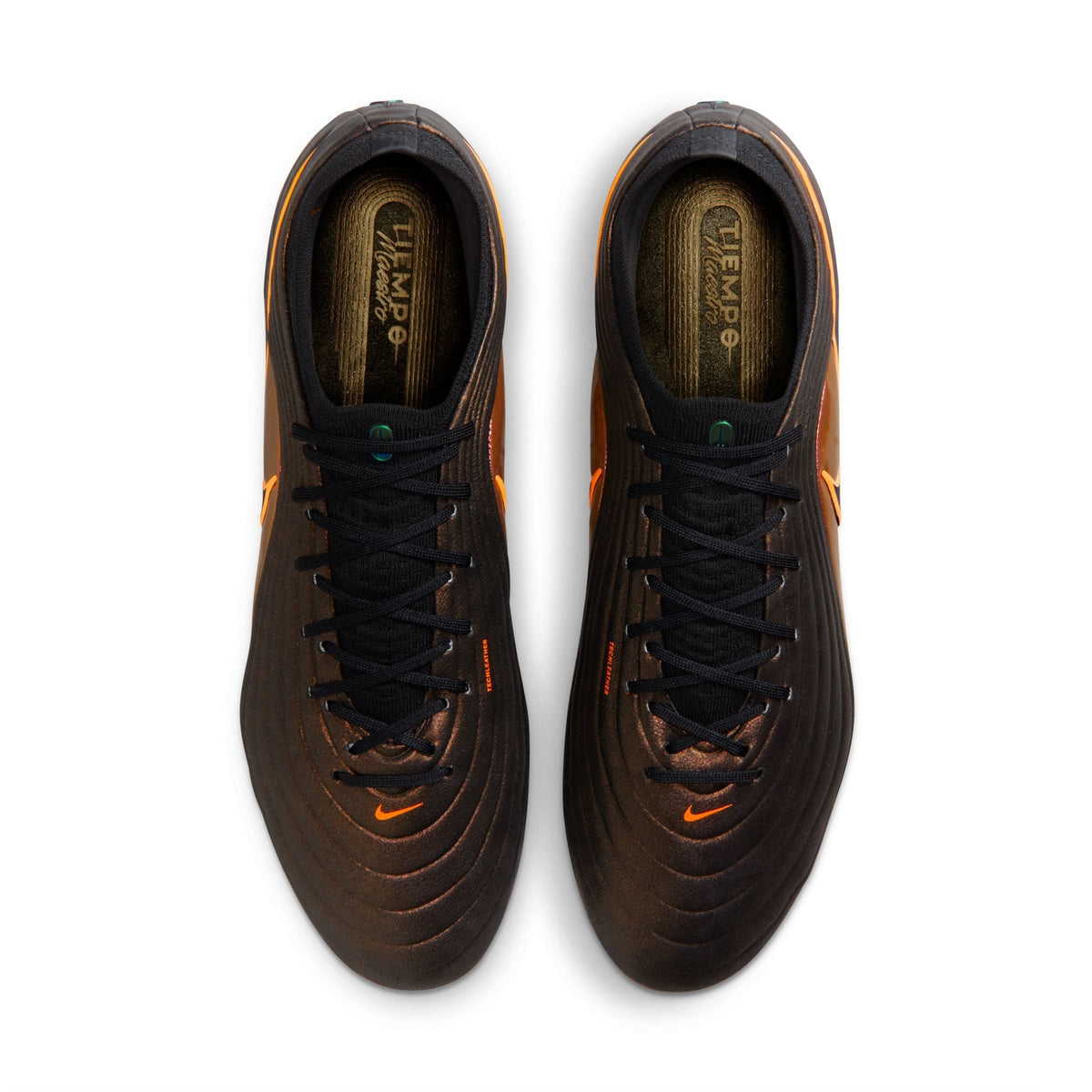 Nike Tiempo Maestro Elite LV8 FG Firm Ground Soccer Cleats-  Black/Laser Orange/Hyper Crimson