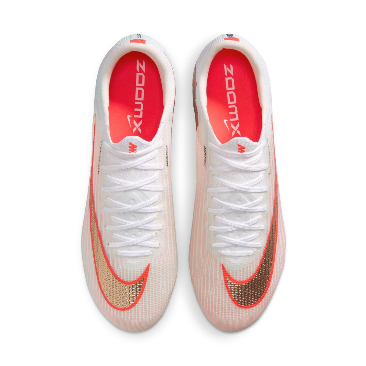 Nike Air Zoom Mercurial Superfly 11 Elite FG Firm-Ground Low-Top Soccer Cleats- White/Blur/ Bright Crimson
