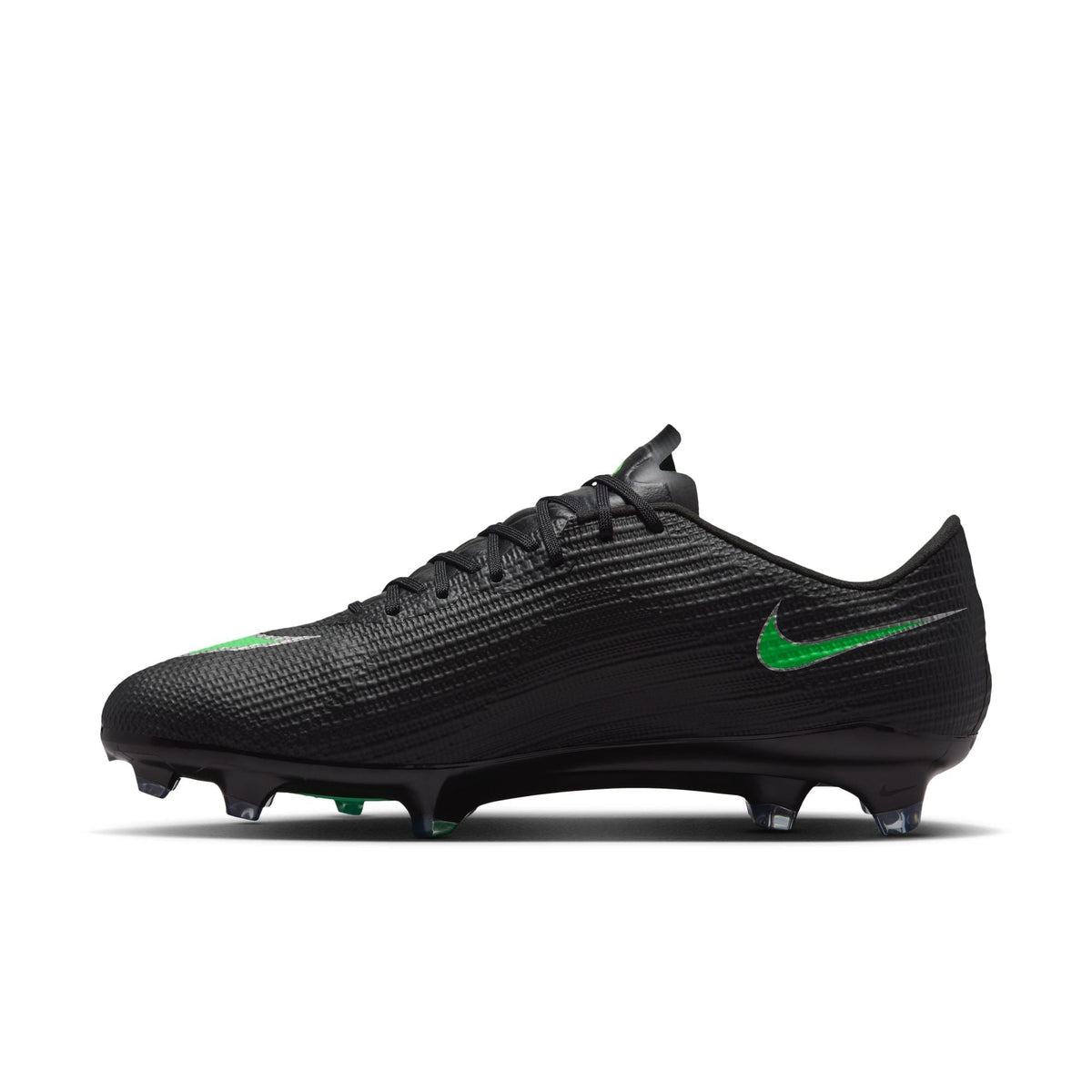 Nike Mercurial Superfly 11 Pro FG Firm-Ground Low-Top Soccer Cleats- Black/Illusion Green/Black