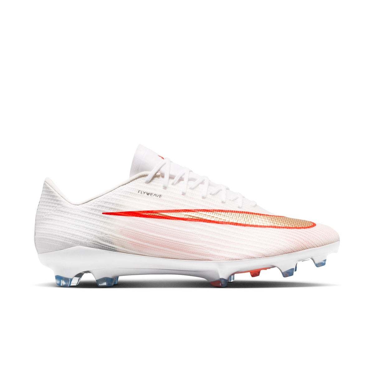 Nike Mercurial Superfly 11 Pro FG Firm-Ground Low-Top Soccer Cleats- White/Blur/ Bright Crimson