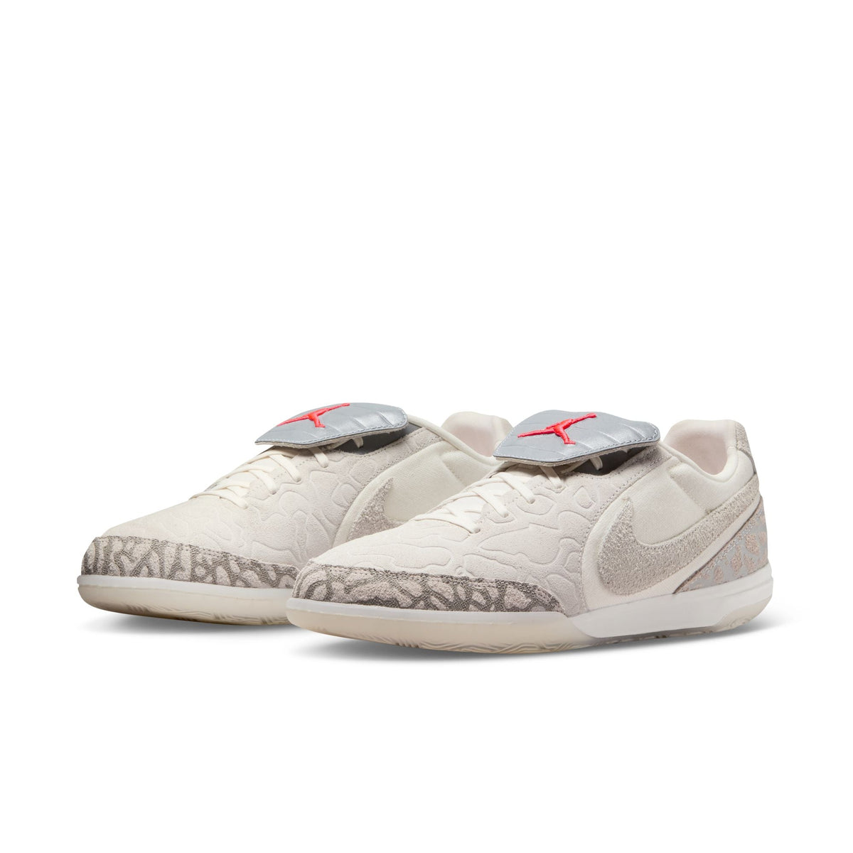 Nike Jordan Tiempo Streetgato SE Indoor/Court Low-Top Soccer Shoes-  Phantom/Sail/ Infrared 23