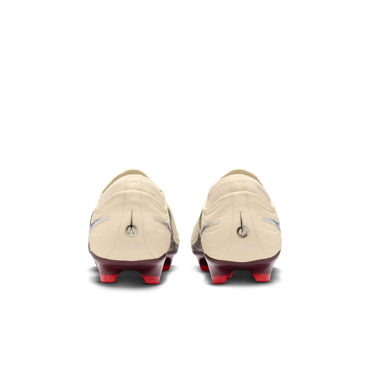 Nike United Tiempo Maestro Elite Firm-Ground Soccer Cleats- Fossil/Metallic Silver/ Burgundy Crush