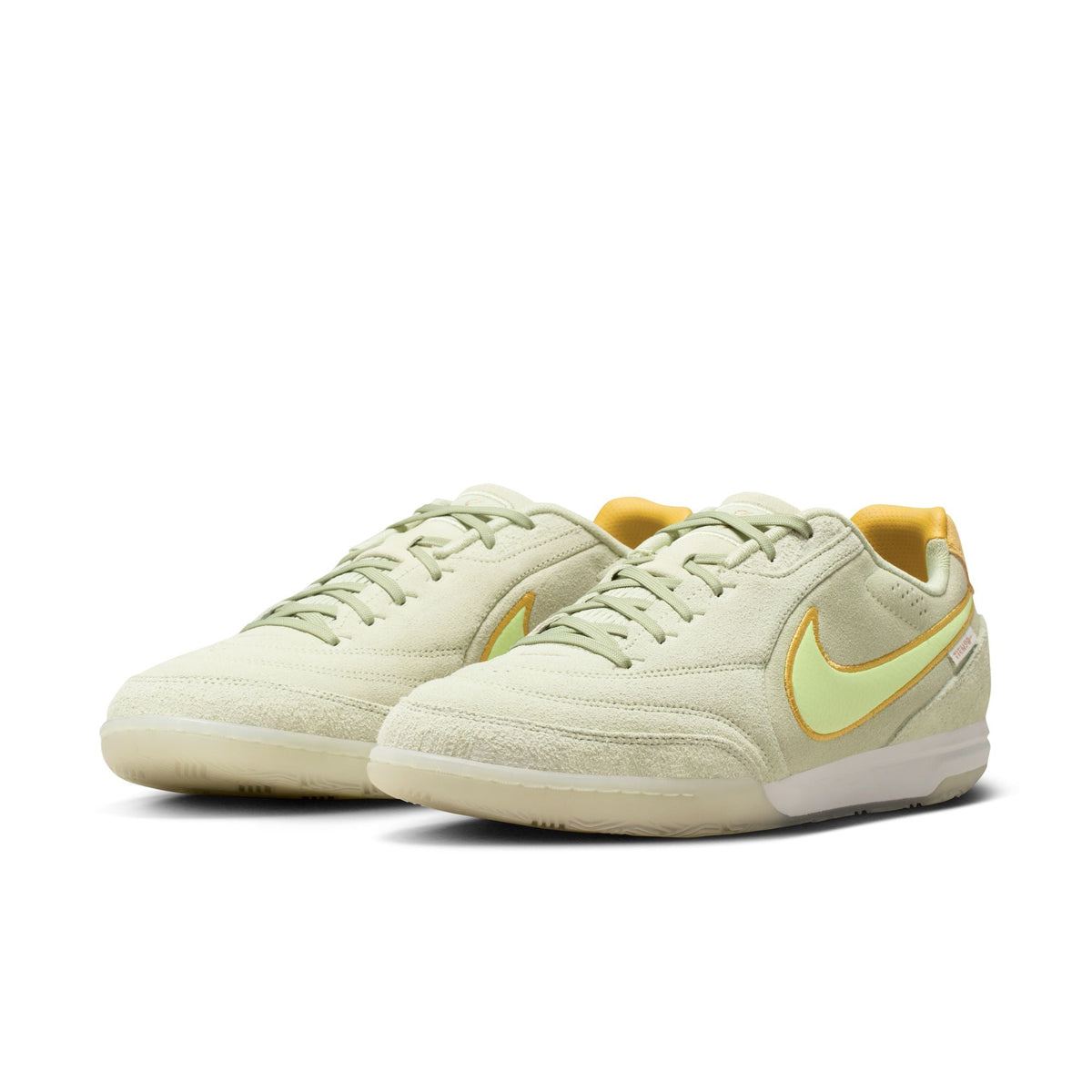 Nike Tiempo Streetgato LE Indoor Soccer Shoes-  Olive Aura/Light Liquid Lime