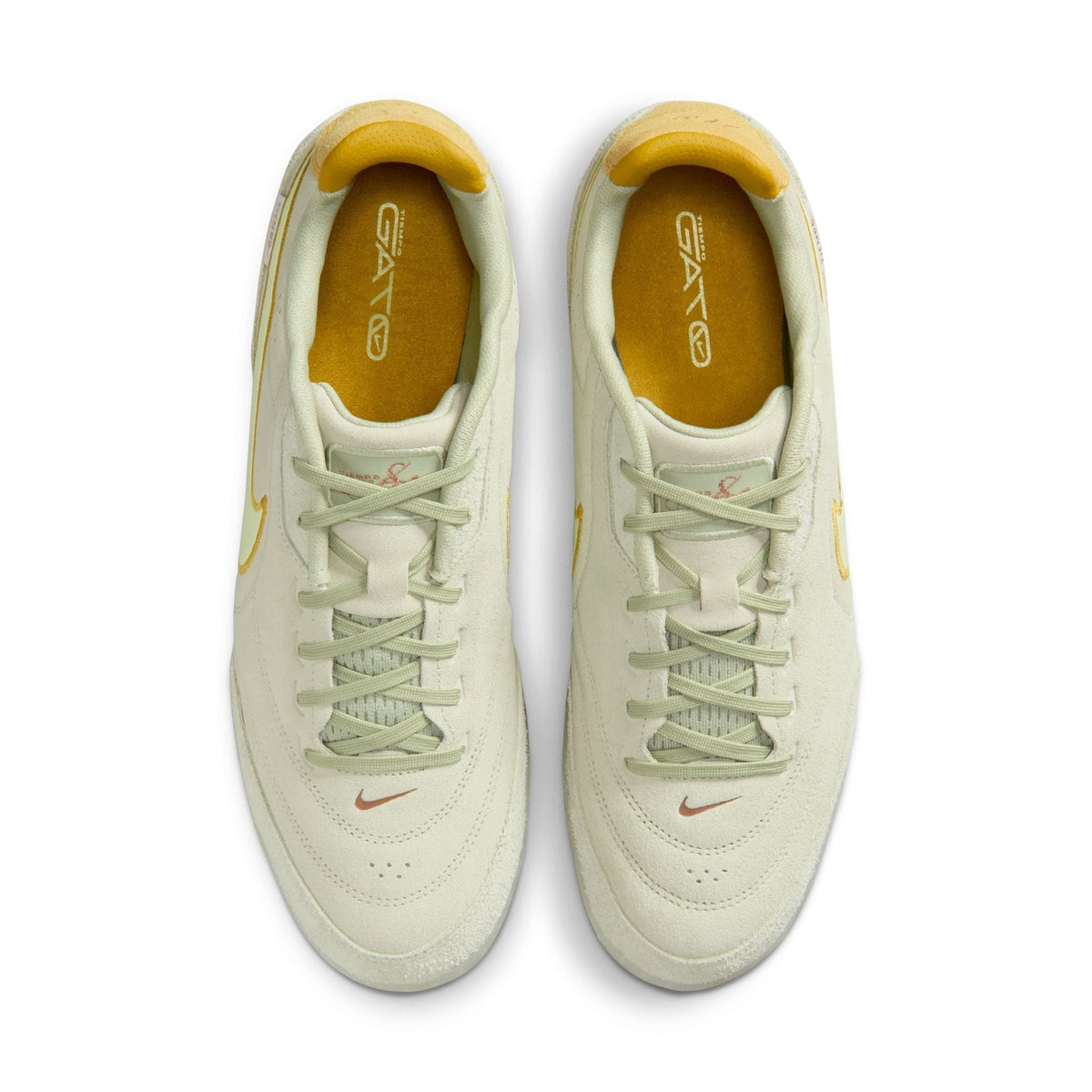 Nike Tiempo Streetgato LE Indoor Soccer Shoes-  Olive Aura/Light Liquid Lime