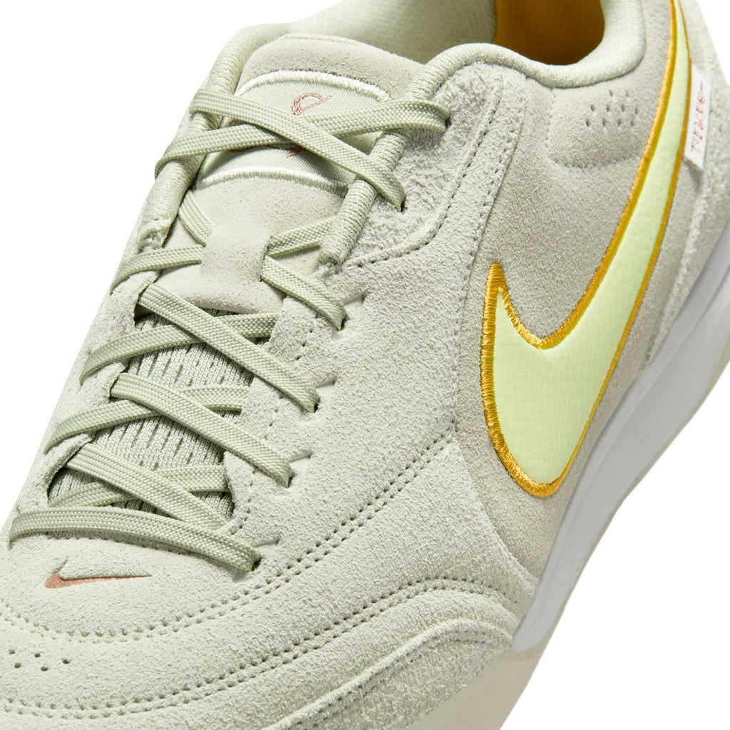 Nike Tiempo Streetgato LE Indoor Soccer Shoes-  Olive Aura/Light Liquid Lime