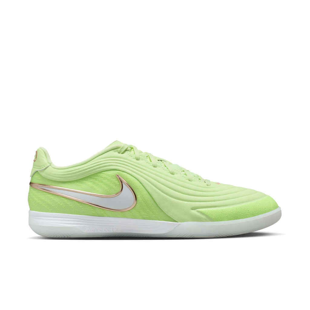 Nike Tiempo Reactgato LE IN Indoor/Court Low-Top Soccer Shoes - Light Liquid Lime/White