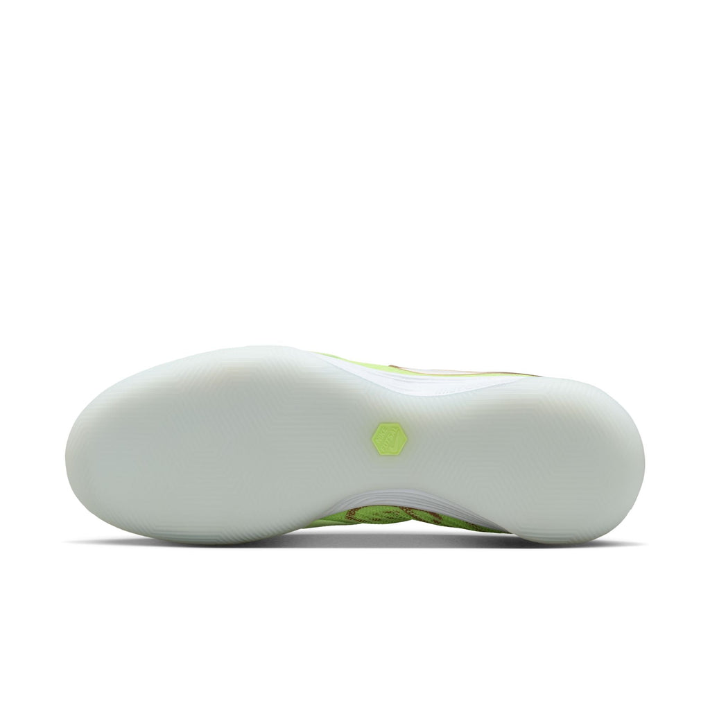 Nike Tiempo Reactgato LE IN Indoor/Court Low-Top Soccer Shoes - Light Liquid Lime/White
