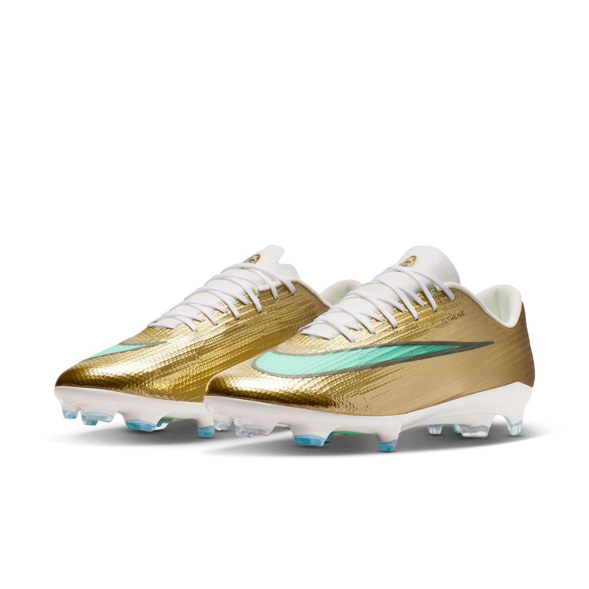 Nike Mercurial Superfly 11 Pro "Kylian Mbappé" FG Firm-Ground Low-Top Soccer Cleats- Metallic Gold/Green Glow