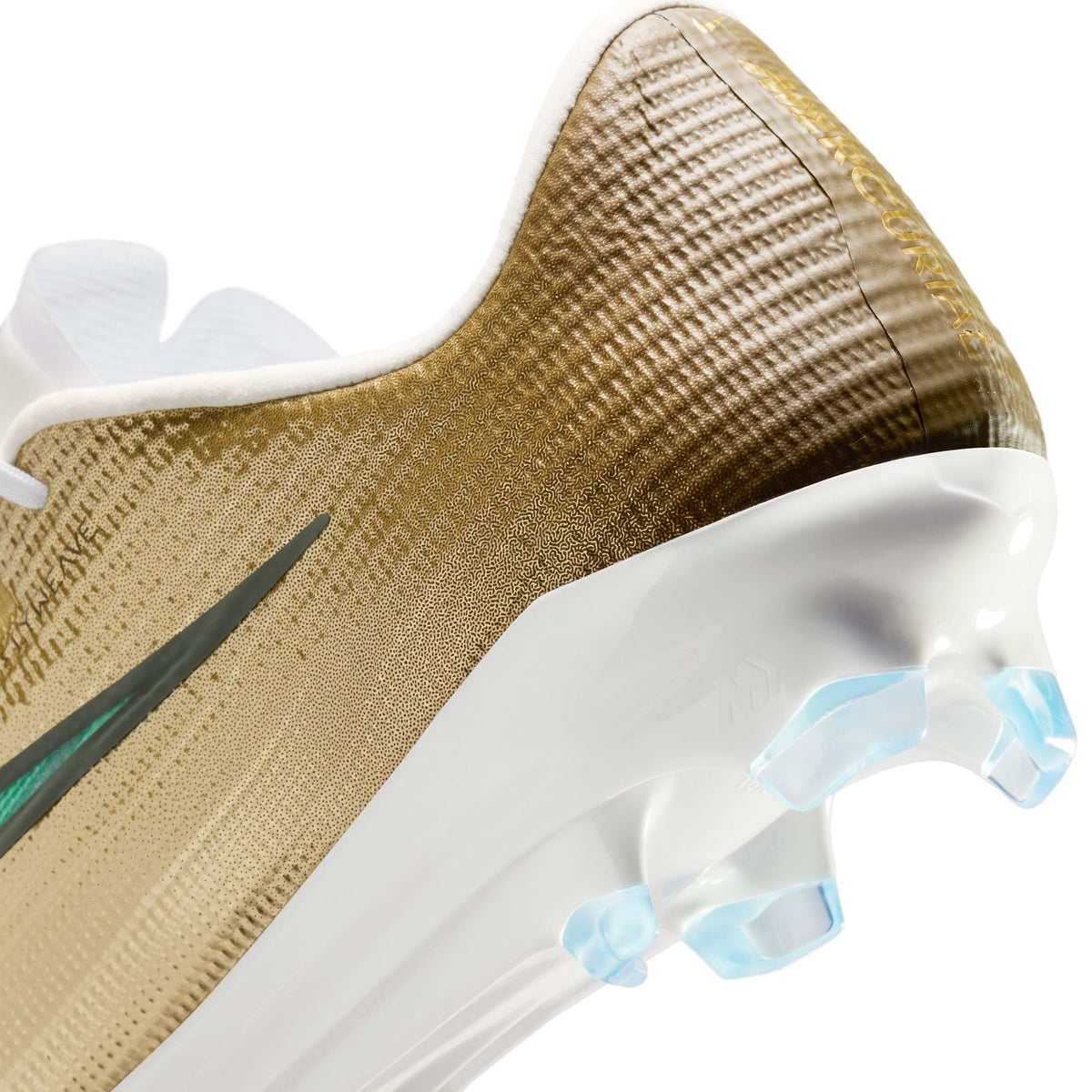 Nike Mercurial Superfly 11 Pro "Kylian Mbappé" FG Firm-Ground Low-Top Soccer Cleats- Metallic Gold/Green Glow