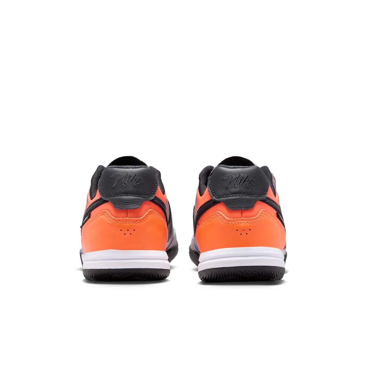 Nike Tiempo Streetgato PRM Heritage IN Indoor/Court Low-Top Soccer Shoes- Bleached Lilac/Black/Total Orange