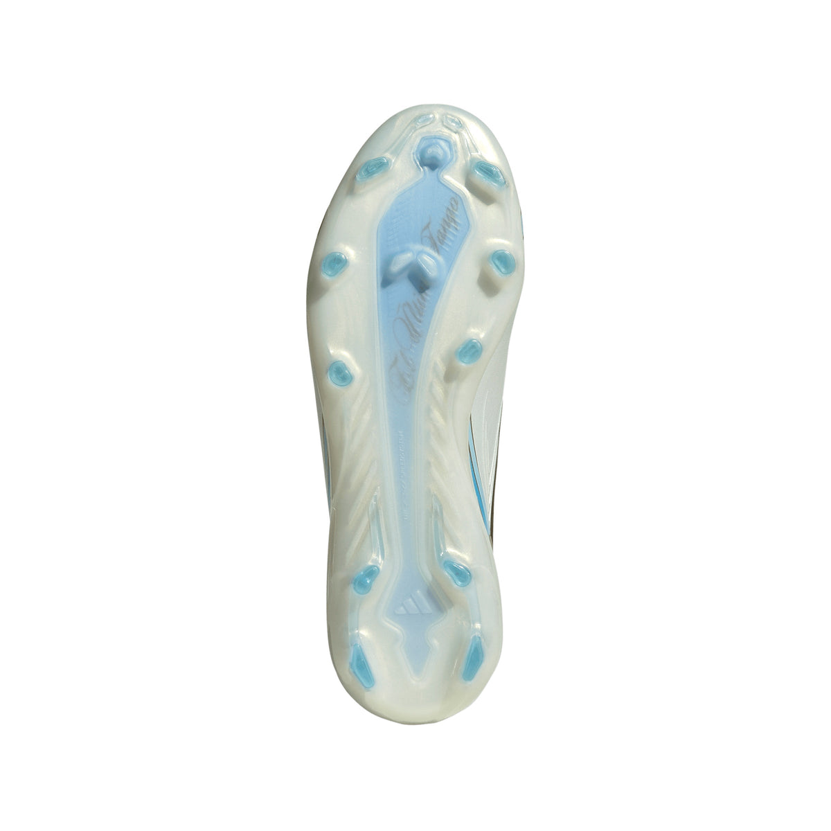 adidas F50 Elite Messi Junior FG Firm Ground Soccer Cleats- Ivory / Semi Blue Burst / Icey Blue