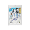 Lionel Messi Argentina 1/1 Printed‑Signature Collectible Card, Topps Now Retirement Tribute Fan‑Made Card with Magnetic One‑Touch Holder