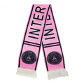 Inter Miami CF Fan Scarf Pink Black Letter