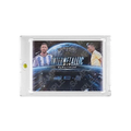 Lionel Messi & Pele 1/1 Dual Printed‑Signature Collectible Card, Electrum Intermetallic Inspired Fan‑Made Card with Magnetic One‑Touch Holder