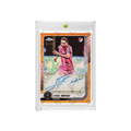Lionel Messi Inter Miami CF 01/25 Printed‑Signature Collectible Card, Topps Chrome MLS Inspired Fan‑Made Card with Magnetic One‑Touch Holder