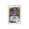 Lamine Yamal Barcelona 1/1 Printed‑Signature Collectible Card, Topps Chrome UCL Inspired Fan‑Made Card with Magnetic One‑Touch Holder