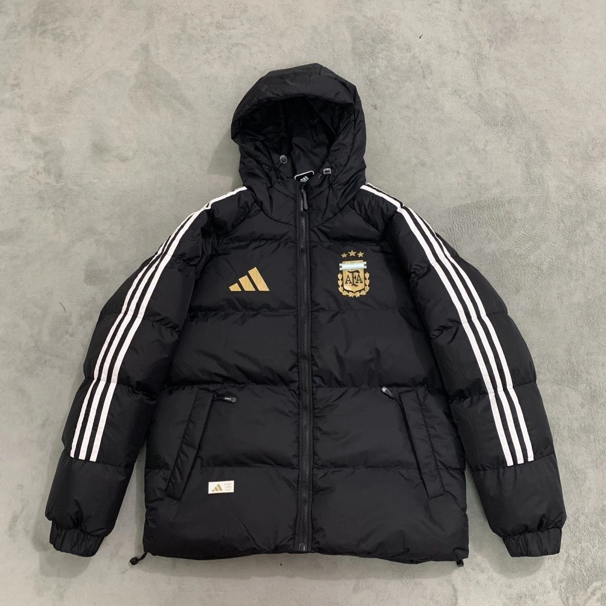 Argentina National Team Padded Hooded Soccer Jacket
