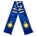 Inter Milan Fan Scarf Blue Black Stripe Tassel