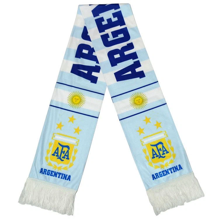 Argentina AFA Fan Scarf Light Blue White Stripe Tassel