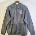 2026 National Team Mesh Hooded Windbreaker Jacket Full‑Zip Football Training Arrival Coat