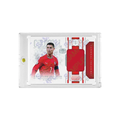 Cristiano Ronaldo Portugal National Treasures Colossal Jersey‑Style Collectible Card, Fan‑Made Card with Magnetic One‑Touch Holder