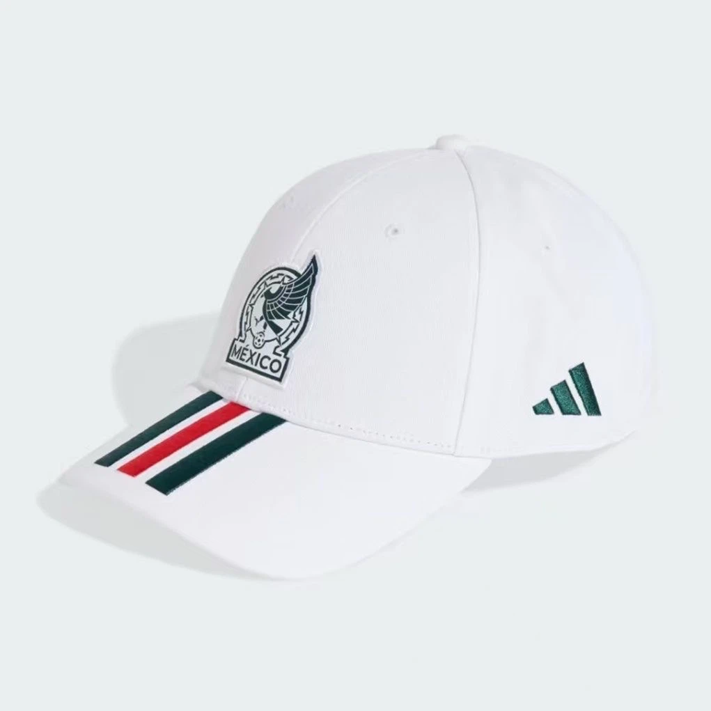 Mexico National Team Adidas Adjustable Baseball Cap‑White