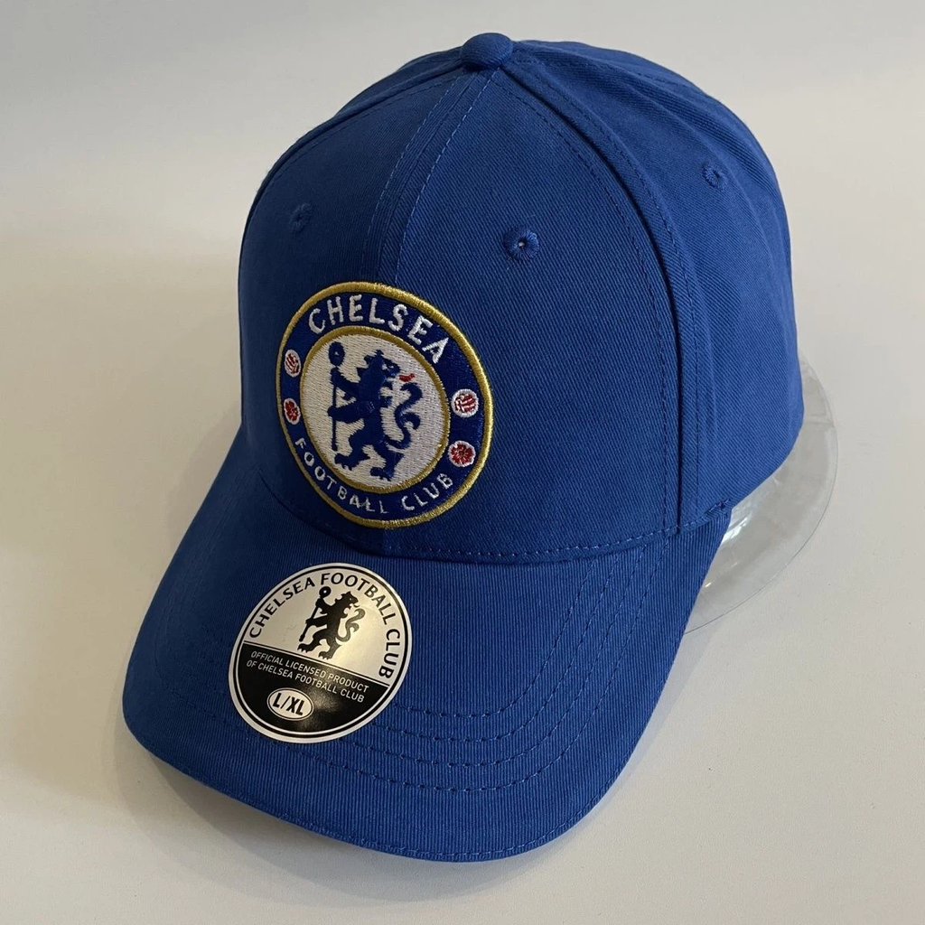 Chelsea FC Football Club Baseball Cap, Official‑Style Embroidered Crest Adjustable Dad Hat For Soccer Fans