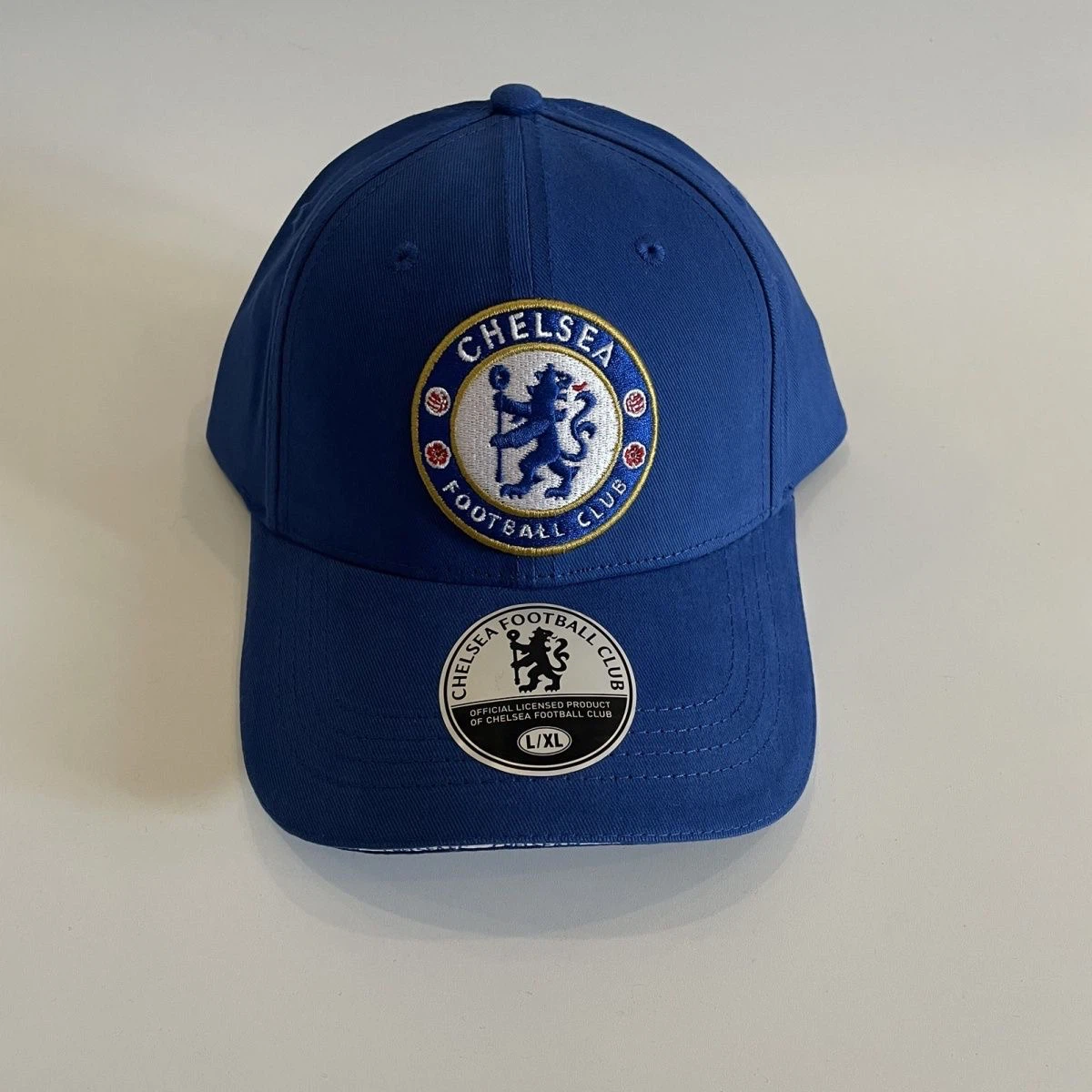 Chelsea FC Football Club Baseball Cap, Official‑Style Embroidered Crest Adjustable Dad Hat For Soccer Fans