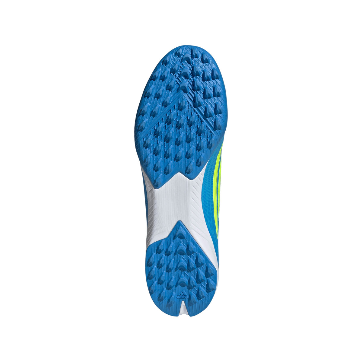 adidas F50 League TF Turf Soccer Cleats - Lucid Ray Blue / Team Solar Yellow 2 / Lucid Aquamarine