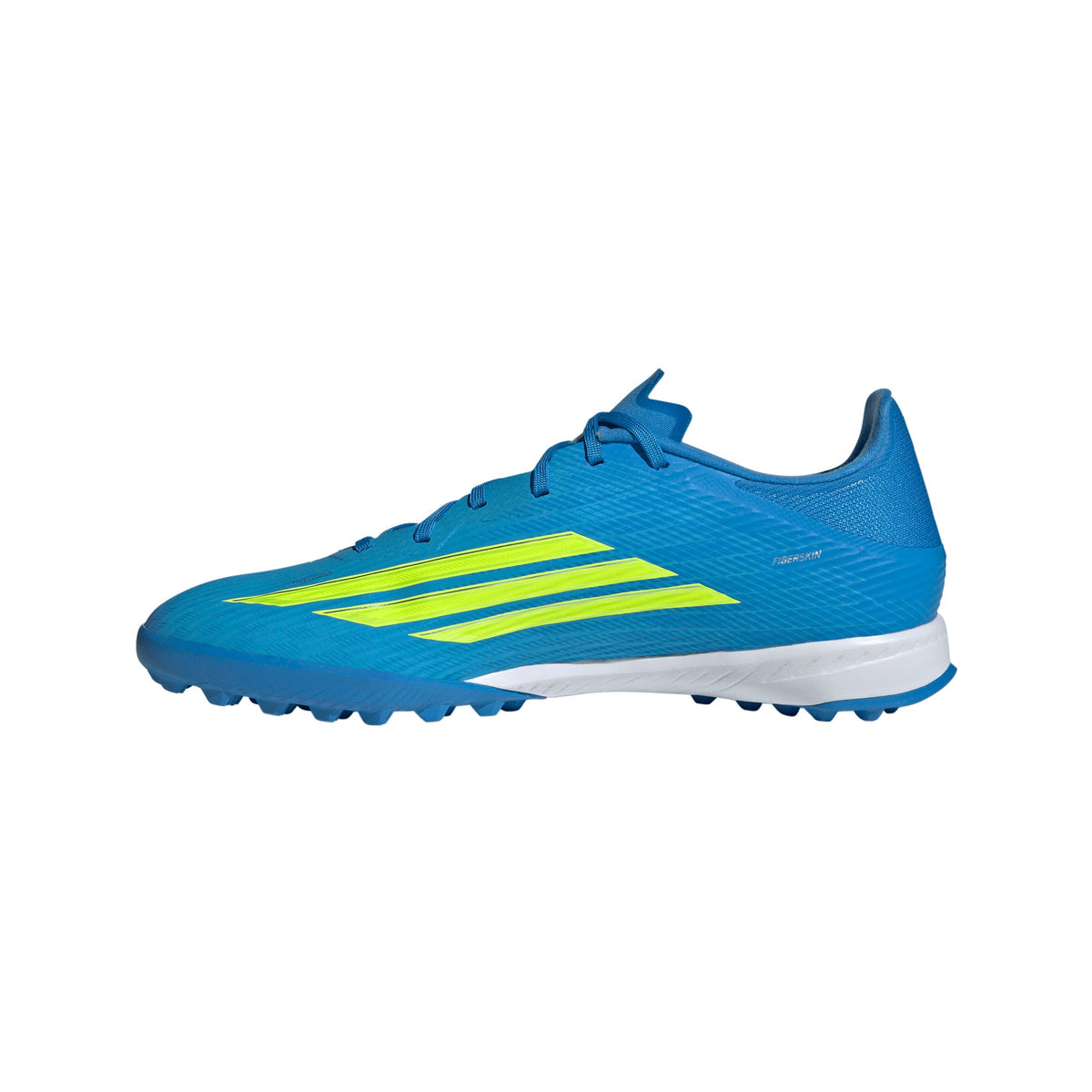 adidas F50 League TF Turf Soccer Cleats - Lucid Ray Blue / Team Solar Yellow 2 / Lucid Aquamarine