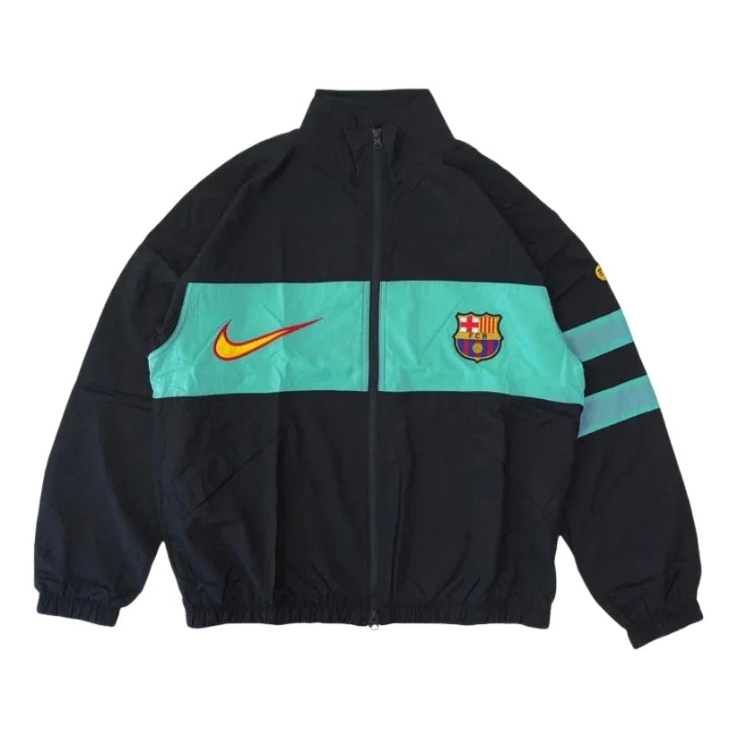 Nike FC Barcelona Third Repel i96 Track Jacket 'Black Green Frost University Gold' IO4327-010